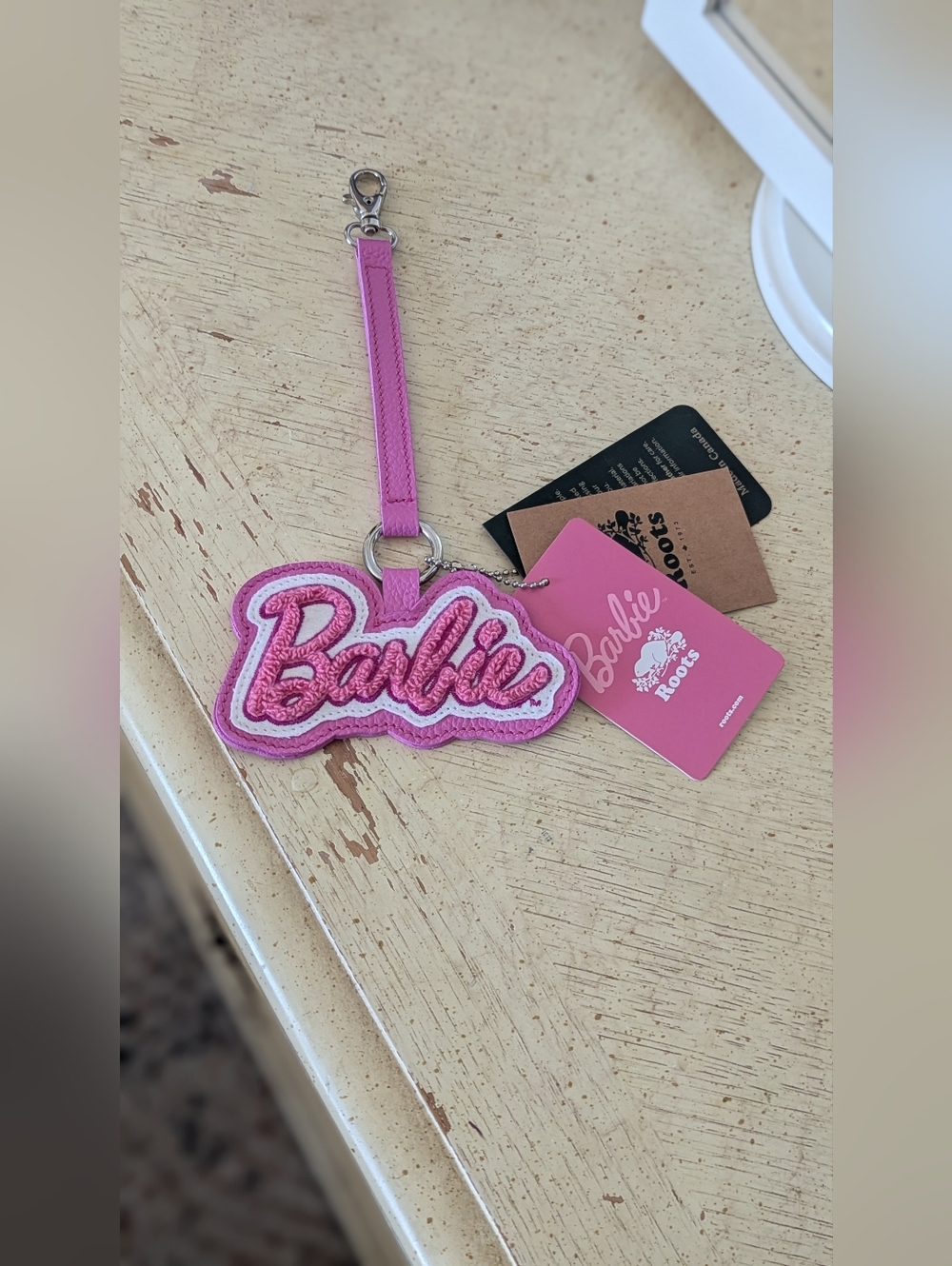 Roots Barbie Pink Charm